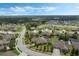 Aerial view of the property showcasing the home's layout, pool, and landscaping at 4018 Chandler Estates Dr, Apopka, FL 32712
