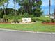 Entrance sign for a resident owned 55+ community: Fox Run at 432 Santa Fe E Rd, Tavares, FL 32778