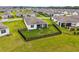 Aerial view of the home with a fenced backyard at 4701 Nw 51St Terrace Rd, Ocala, FL 34482