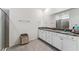 Bathroom featuring double sinks, granite countertops, and a glass shower, provides a relaxing space at 4701 Nw 51St Terrace Rd, Ocala, FL 34482