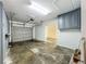 Garage features built in cabinets for maximum storage at 504 Banning Beach Rd, Tavares, FL 32778