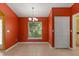 Dining room with natural light and view of the backyard at 5729 Bible Camp Rd, Groveland, FL 34736