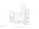 Detailed floor plan showcasing the home's layout with large rooms, multiple bathrooms, and detached garage at 6031 Dora Dr, Mount Dora, FL 32757