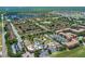 Aerial view of a community with pools, clubhouse, and many condominiums with lush landscaping at 624 Terra Lago St, Davenport, FL 33897