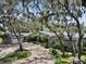 Inviting home with lush landscaping, mature trees and a circular driveway leading to an attached three-car garage at 81 N Carol Ave, Mascotte, FL 34753