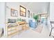Inviting hallway featuring charming furniture and decor, leading to a relaxing living space at 926 Saint Andrews Blvd, Lady Lake, FL 32159