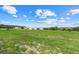 Lush green field showcasing homes in the distance under a blue sky, peaceful living at 10711 County Road 561, Clermont, FL 34711