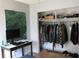 Bedroom with closet, workspace and bed at 1202 Deidrich Ct, Eustis, FL 32726