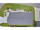 Top-down shot of property showing well maintained roof, landscaping, hardscape, and lawn at 1478 Erika Pl, The Villages, FL 32163