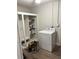 Laundry room with cabinets, shelving and newer appliances at 228 Cannon Way, Casselberry, FL 32707