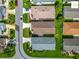 Aerial view of neighborhood featuring well-maintained lawns at 2311 Pine Ridge St, The Villages, FL 32162