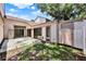 Outdoor patio with sliding glass doors and small grassy area around the perimeter at 2815 Spyglass Cv, Longwood, FL 32779