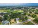 Expansive aerial view overlooking a golf course, surrounding greenery, and nearby neighborhood at 8160 Se 164Th Pl, Summerfield, FL 34491