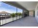 Large screened porch with concrete floor perfect for relaxing while enjoying the neighborhood views and the natural light at 1131 Dora Parc Ln, Mount Dora, FL 32757