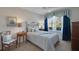 Relaxing bedroom with a comfortable bed, side tables, and an abundance of natural light at 2369 Unity Ter, The Villages, FL 32162