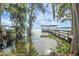 View of the dock and waterway at 30523 Orange Dr, Leesburg, FL 34748