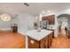 Spacious kitchen with a large island, stainless steel appliances, and open layout at 4445 Blue Major Dr, Windermere, FL 34786