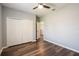 This bedroom includes closet at 4548 Barrister Dr, Clermont, FL 34711