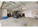 Spacious three car garage with room for vehicles and storage at 5311 Eads Ter, The Villages, FL 32163