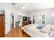 Bright primary bedroom with a large closet and neutral paint at 1065 Berg Ct, The Villages, FL 32162