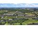 Stunning aerial view of a sprawling property, highlighting lush greenery and potential for diverse use at 16318, 16250 & 16300 County Road 448, Mount Dora, FL 32757