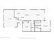 A schematic floor plan showing layout of rooms and dimensions for the home at 17695 Se 84Th Peyton Ct, The Villages, FL 32162