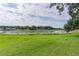 Scenic backyard view of a tranquil lake and lush green surroundings at 24954 Navel Ave, Leesburg, FL 34748