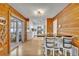 Eat-in kitchen with stainless steel appliances, updated cabinetry, and natural light at 2743 Nattie Ct, Orlando, FL 32826