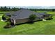 Landscaped home featuring a screened-in pool in the spacious backyard at 29222 Can Do Ln, Tavares, FL 32778