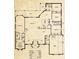 Detailed floor plan showcasing the layout of the home, including living spaces and bedroom locations at 29222 Can Do Ln, Tavares, FL 32778