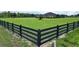 Fenced yard provides security for the home and its extensive property at 29222 Can Do Ln, Tavares, FL 32778