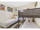 bedroom featuring a bunk bed and twin bed, playful decor at 3016 Bloomsbury Dr, Kissimmee, FL 34747