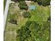 Overhead shot of the grounds showing a building on a large lot surrounded by lush trees at 32025 Timberlake Dr, Mount Dora, FL 32757
