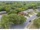 Scenic aerial view of the house in a tranquil neighborhood with tree-lined streets at 3904 Valencia Grove Ln, Orlando, FL 32817
