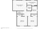 Floor plan of the second story featuring the primary bedroom, bathroom, and two additional bedrooms at 3904 Valencia Grove Ln, Orlando, FL 32817