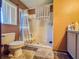 Bathroom featuring a toilet, shower, and vanity at 428 Coventry Estates Blvd, Deltona, FL 32725