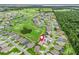 Aerial view of the community showing the location of the home within the neighborhood at 17599 Se 121St Cir, Summerfield, FL 34491