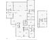 Detailed floor plan showcasing layout of first and second story with dimensions of all rooms and closet spaces at 2161 Cedar Springs Way, Minneola, FL 34715