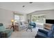 Open living space with cozy couches, large windows, and lots of light at 32339 Oak Park Dr, Leesburg, FL 34748