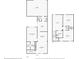 Floor plan of the home's first and second floor at 520 Rainbow Springs Loop, Groveland, FL 34736