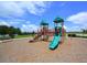 Neighborhood playground with slides, climbers, and soft landing zone at 520 Rainbow Springs Loop, Groveland, FL 34736