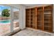 View of the backyard patio and pool from inside the home at 6316 Marlberry Dr, Orlando, FL 32819