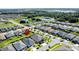 Beautiful aerial view of a modern community with well-maintained homes and green spaces at 655 Conservation Blvd, Groveland, FL 34736