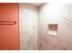 Elegant shower featuring marble-look tiles and a convenient niche at 681 Greywood Dr, Altamonte Springs, FL 32701