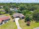 Spacious single-story home with mature landscaping, and a curved driveway at 35338 Lake Unity Rd, Fruitland Park, FL 34731