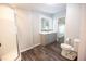 Modern bathroom with stylish vanity, tiled shower, and contemporary fixtures at 36812 Skycrest Blvd, Fruitland Park, FL 34731