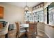 Cozy breakfast nook featuring a round table, stylish chairs, and large windows, ideal for relaxed dining at 36914 Bee Meadow Ct, Eustis, FL 32736