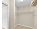 Walk-in closet with shelves for storage at 6640 Sw 85Th Pl, Ocala, FL 34476