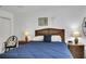 Inviting bedroom with a cozy bed, two bedside tables, and a classic beach theme at 670 Fayette Ct, The Villages, FL 32162