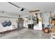 A spacious garage area offering plenty of room for storage and organization at 670 Fayette Ct, The Villages, FL 32162